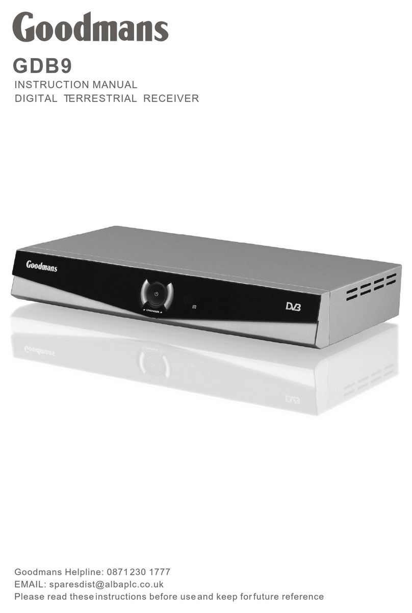 Goodmans GDB9 user manual