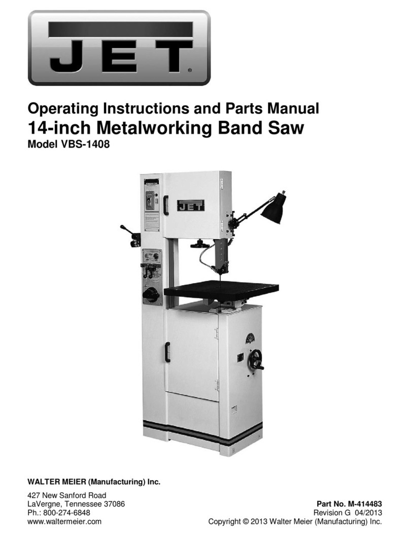 Jet VBS-1408 Service manual