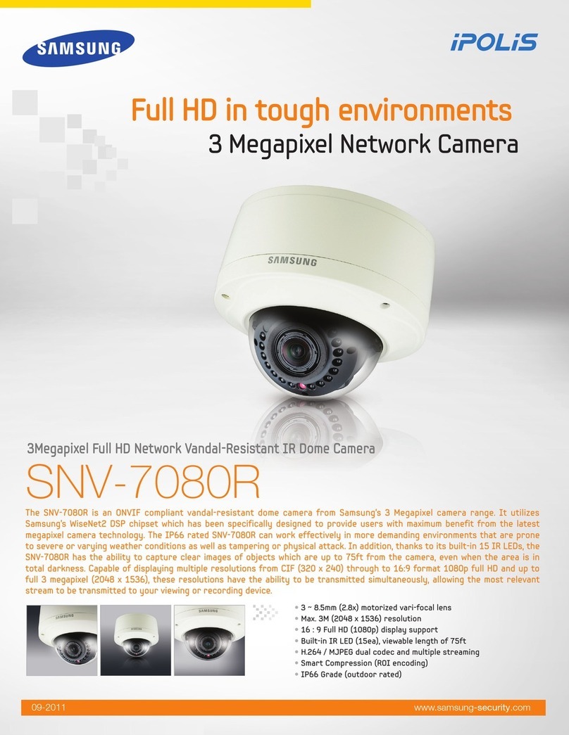 Samsung iPolis SNV-7080R User manual