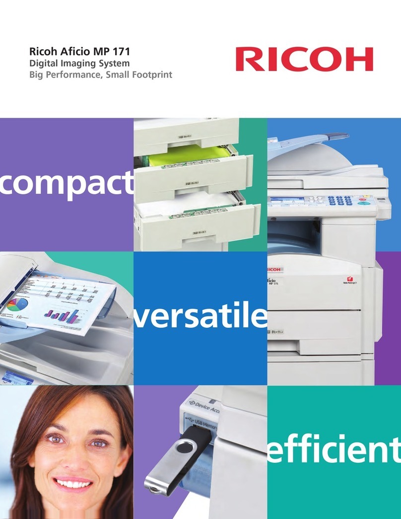 Ricoh Aficio MP 171 User manual