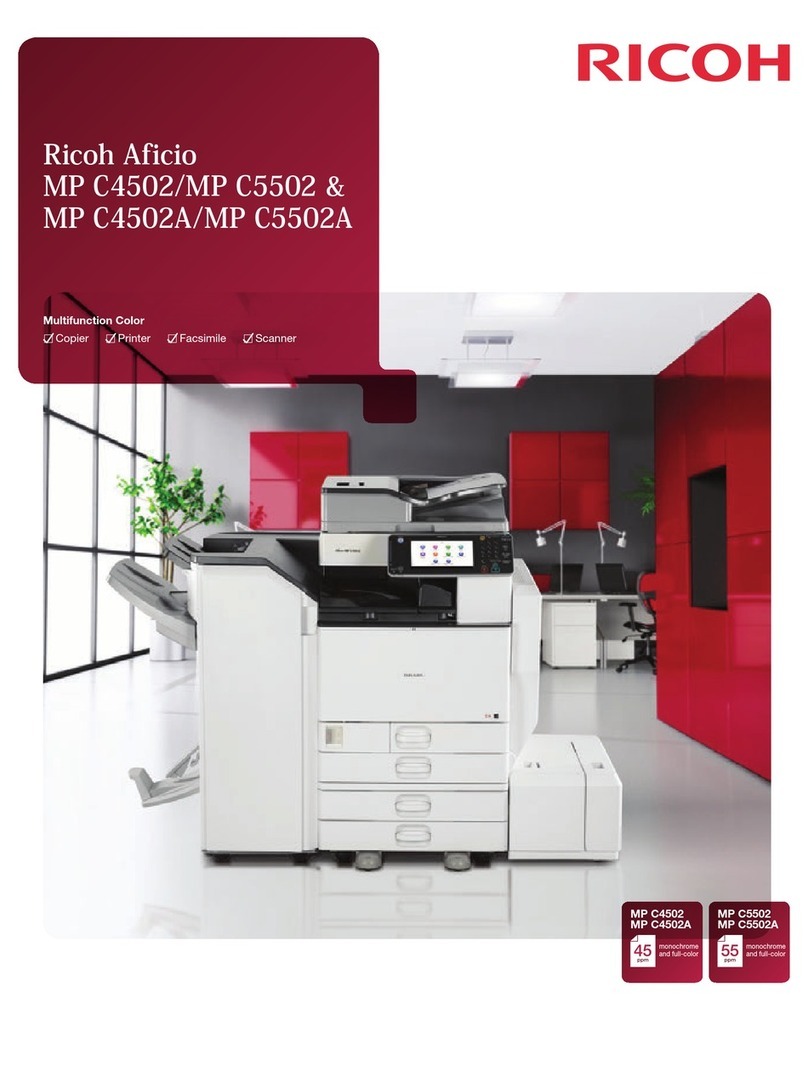Ricoh Aficio MP C4502 User manual