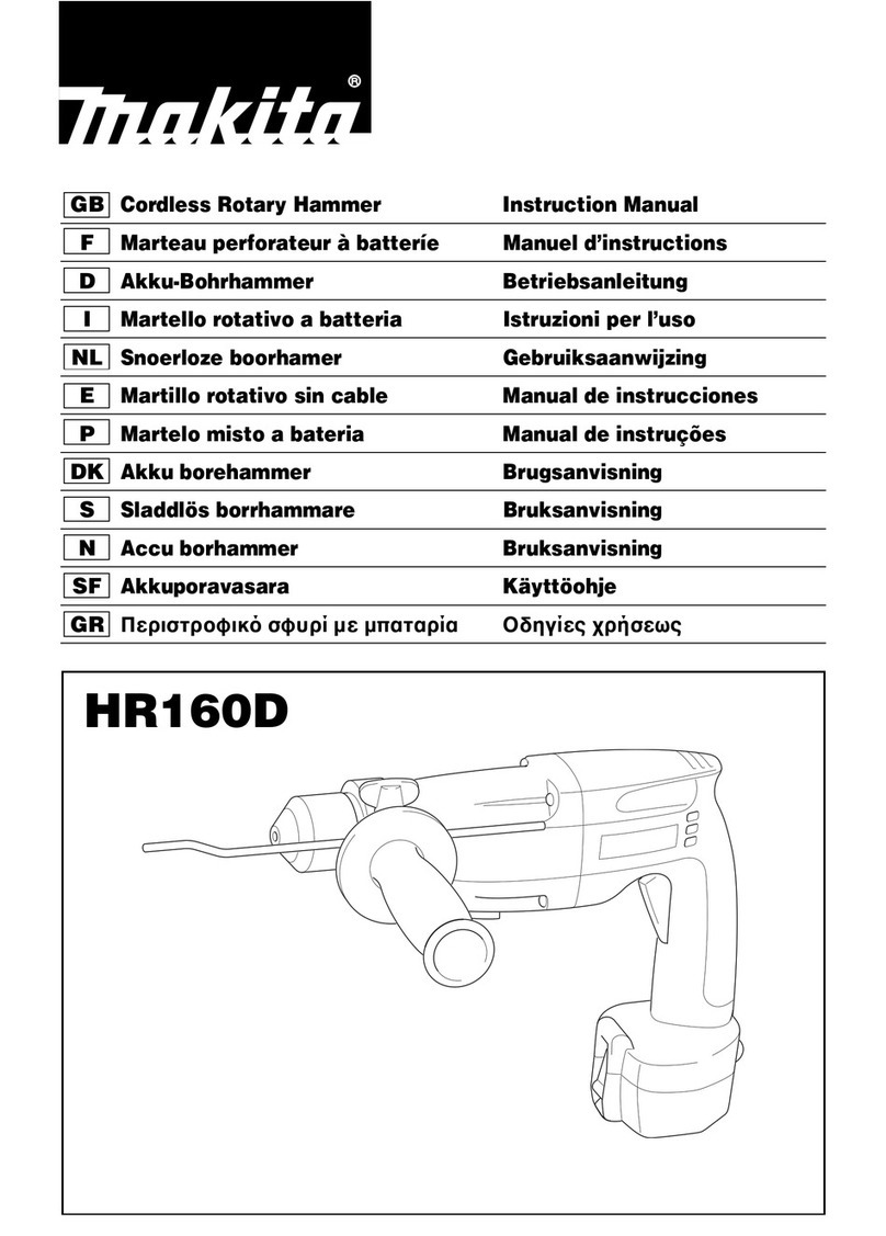 Makita HR160D User manual Makita HR160D User manual