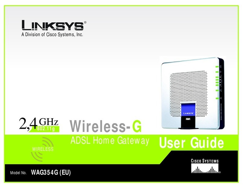 Cisco Linksys WAG354G(EU) User manual