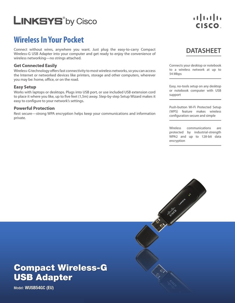 Linksys WUSB54GC EU User manual
