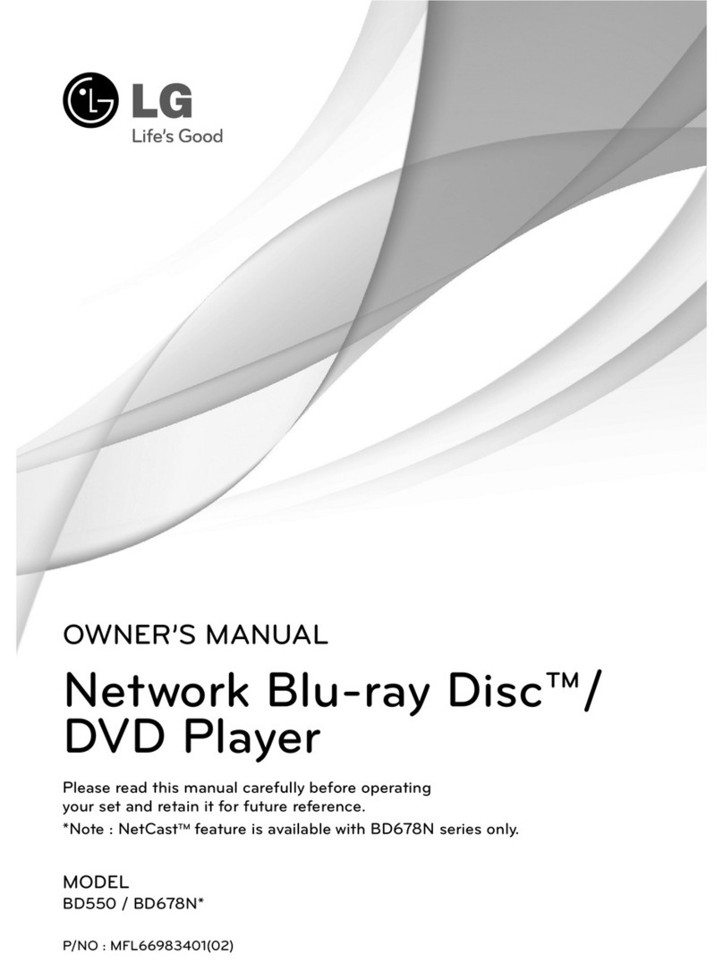 LG BD678N User manual