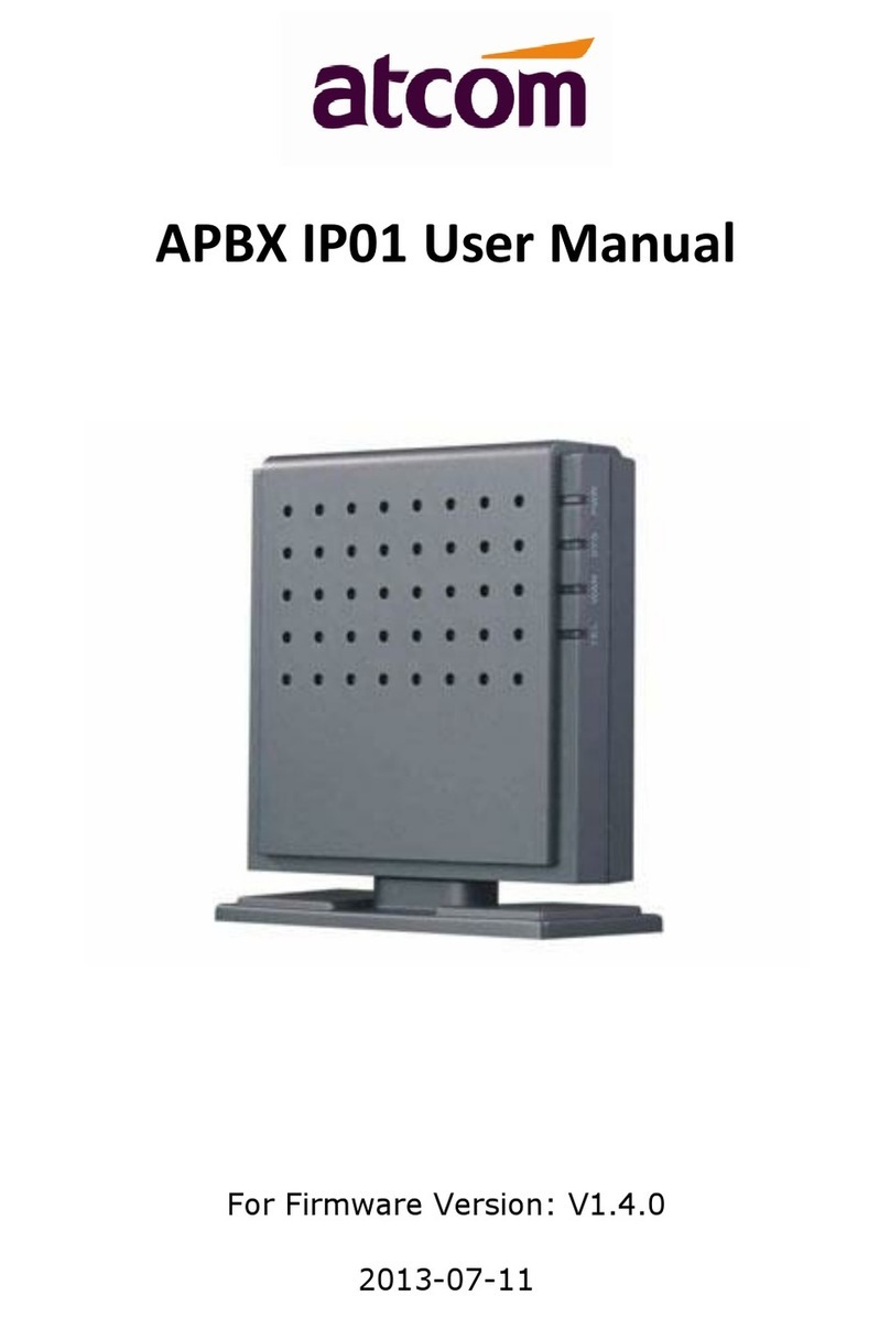 ATCOM APBX IP01 user manual