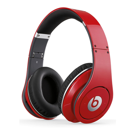 Beats Electronics studio User manual Beats Electronics studio User manual