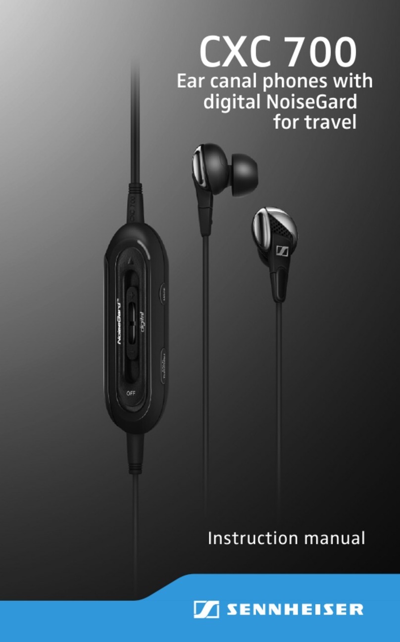 Sennheiser CXC 700 - User manual