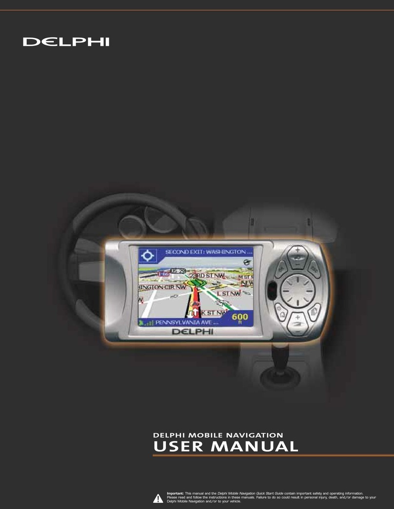 Delphi NA10000-11B1 - Mobile Navigation - GPS... User manual