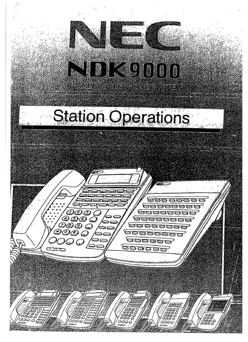 NEC NDK 9000 Instruction Manual