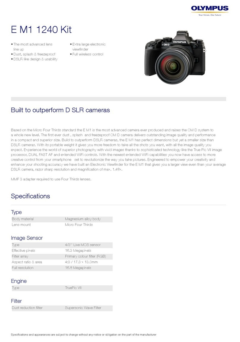 Olympus E M1 1240 Kit User manual Olympus E M1 1240 Kit User manual