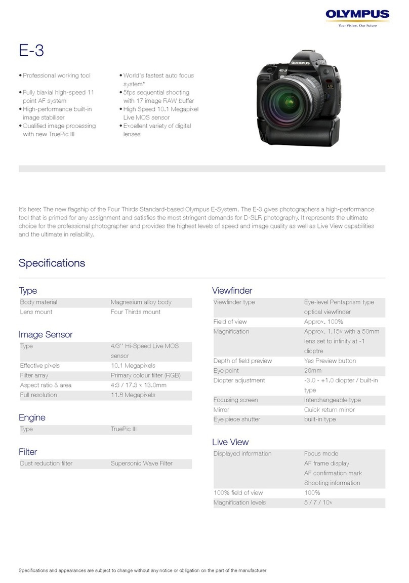 Olympus E-3 User manual