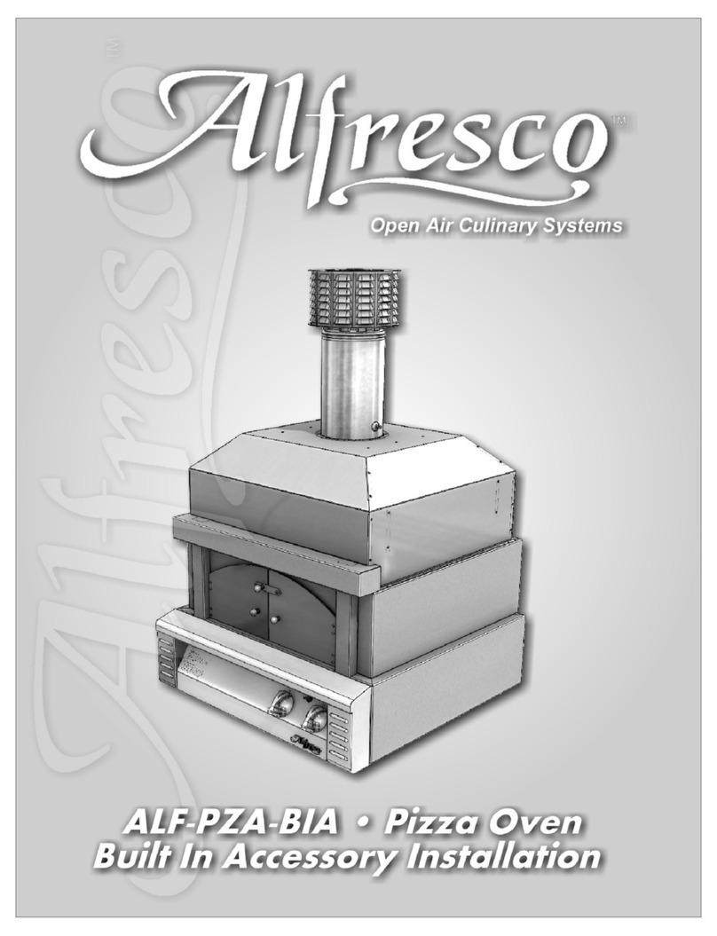 Alfresco ALF-PZA-BIA Built in accessory installation