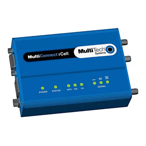 Multitech MultiConnect rCell MTR-H6 User manual Multitech MultiConnect rCell MTR-H6 User manual