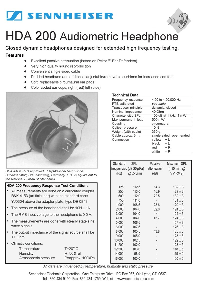 Sennheiser HDA 200 Instruction manual Sennheiser HDA 200 Instruction manual