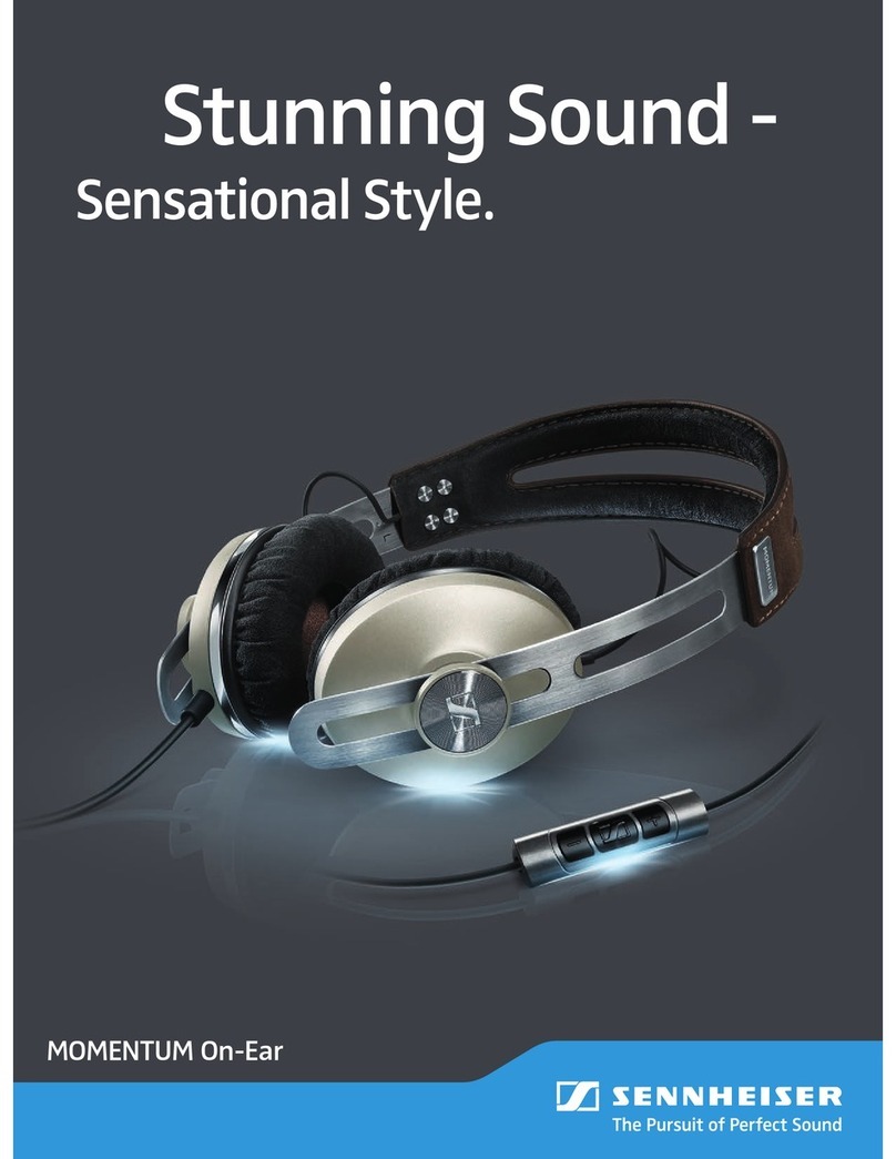 Sennheiser MOMENTUM On-Ear Technical data