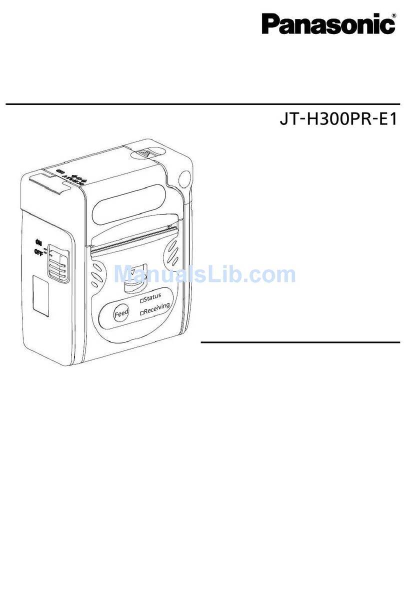 Panasonic JT-H300PR-E1 User manual