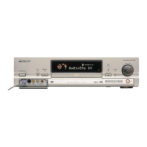 Pioneer DVR-7000 User manual