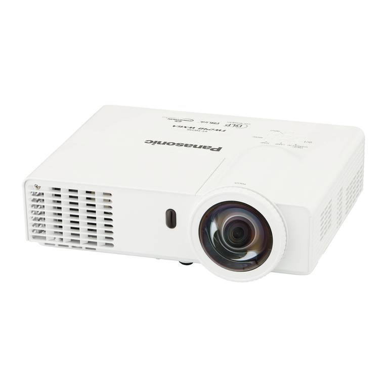 Panasonic PT-TW240 User manual