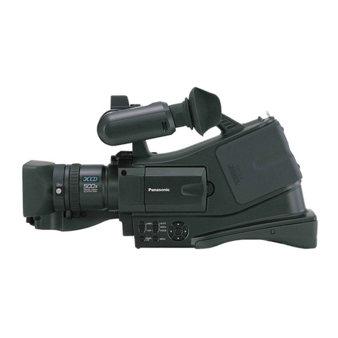 Panasonic AGDVC20P - 3 CCD DV CAMCORDER operating instructions