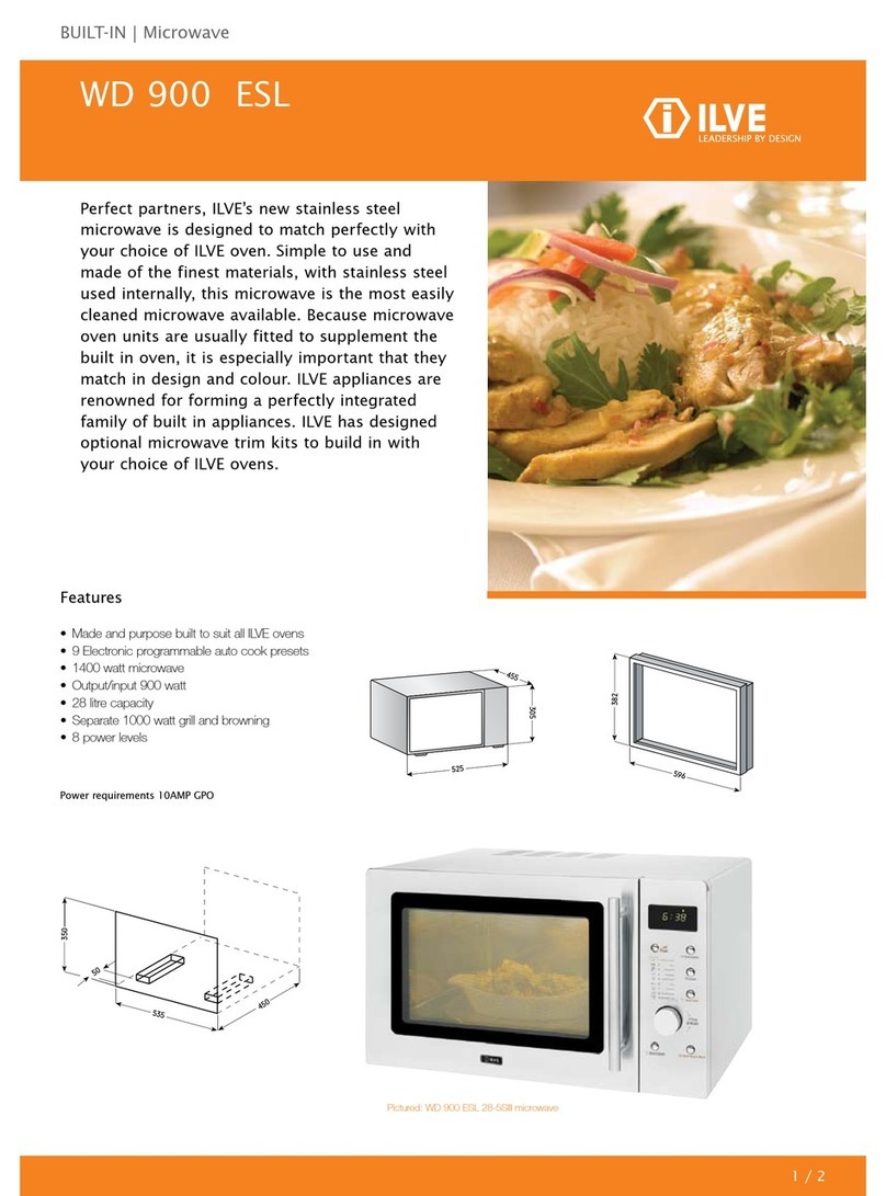 ILVE D 900 ESL User manual ILVE D 900 ESL User manual