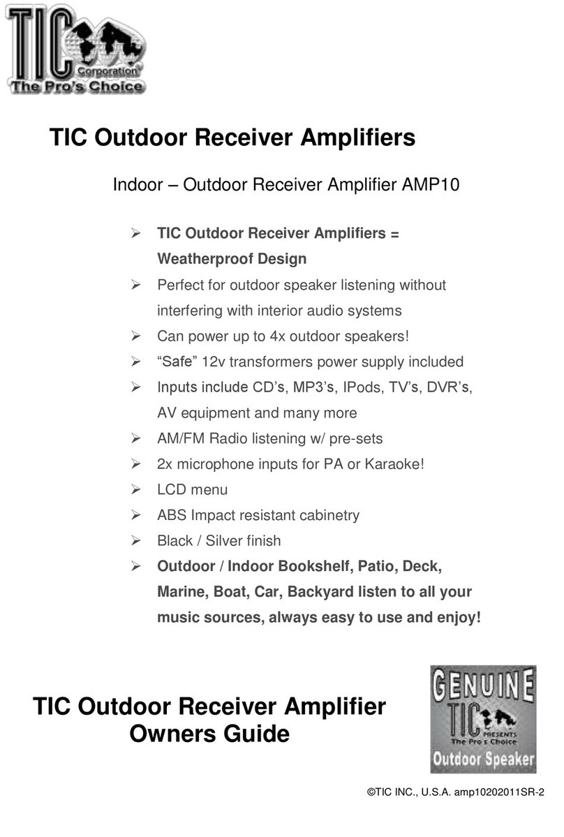 TIC AMP10 owner's guide