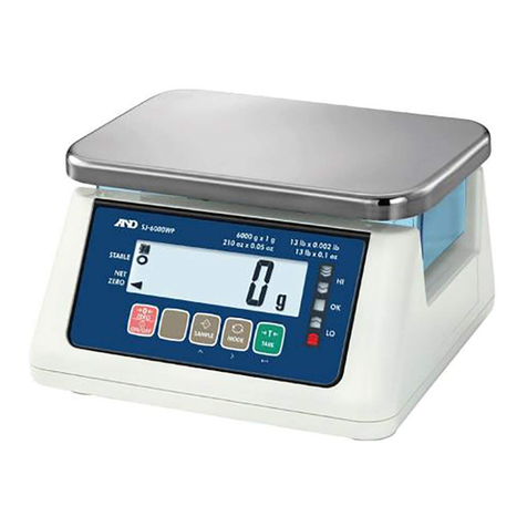 A&D SJ-3000WP User manual