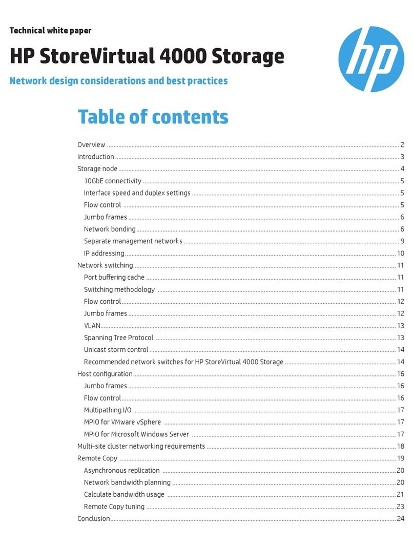 HP Storevirtual 4000 Quick reference guide