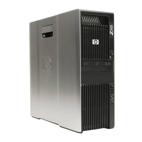 HP Workstation Z600 User manual