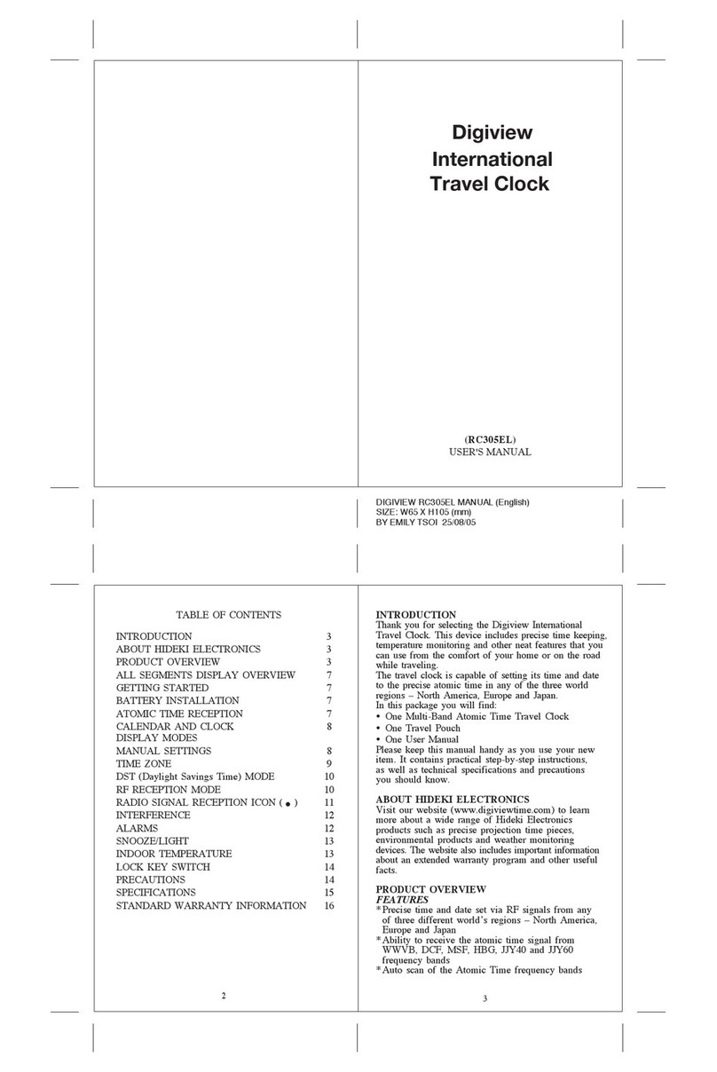 Digiview RC305EL user manual