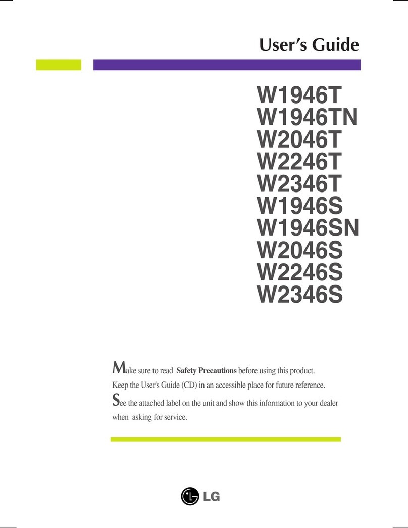 LG W1946T User manual