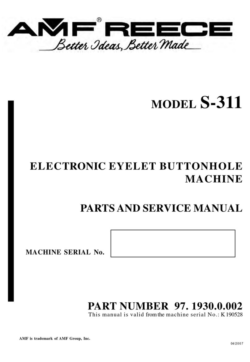 AMF REECE S-311 Parts and service manual
