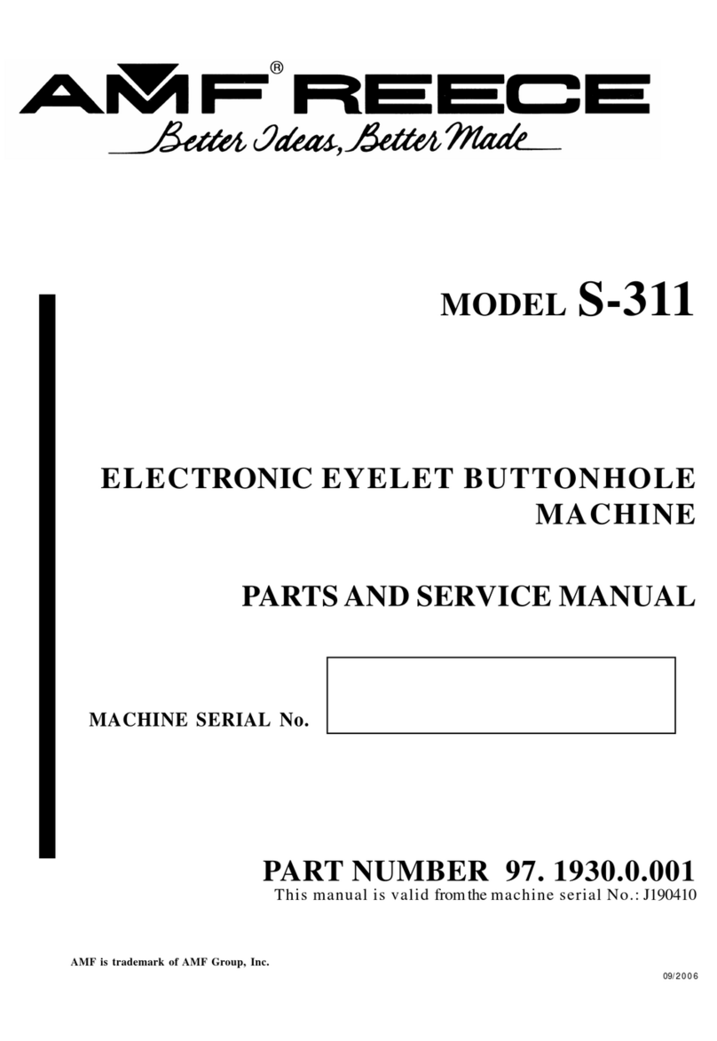 AMF REECE S-311 Parts and service manual