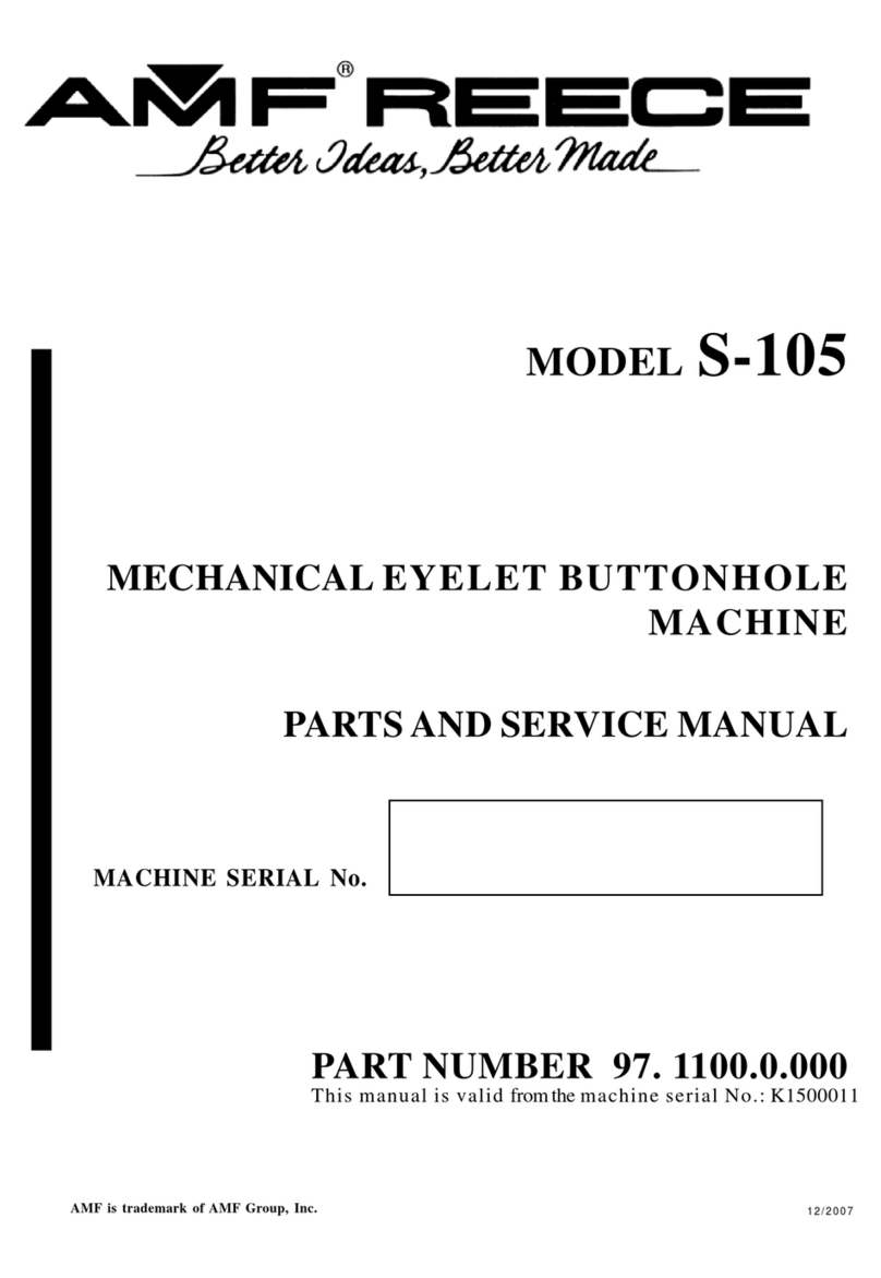 AMF REECE S-105 Parts and service manual