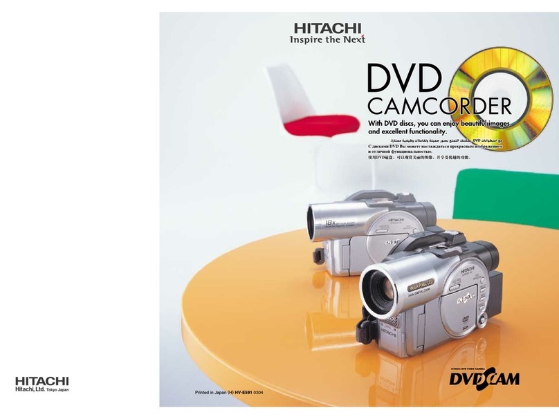 Hitachi DZ-MV580E User manual