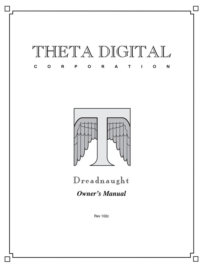 Theta Digital Dreadnaught User manual