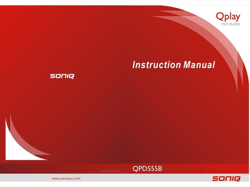 SONIQ Qplay QPD555B Insrtuction manual