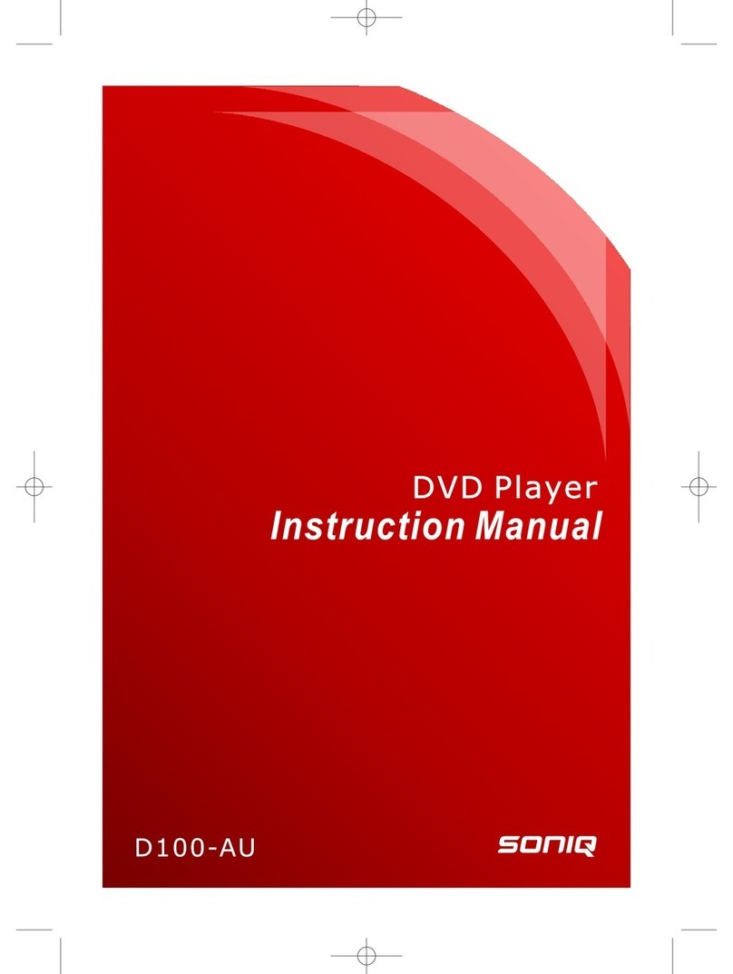 SONIQ D100-AU Insrtruction manual