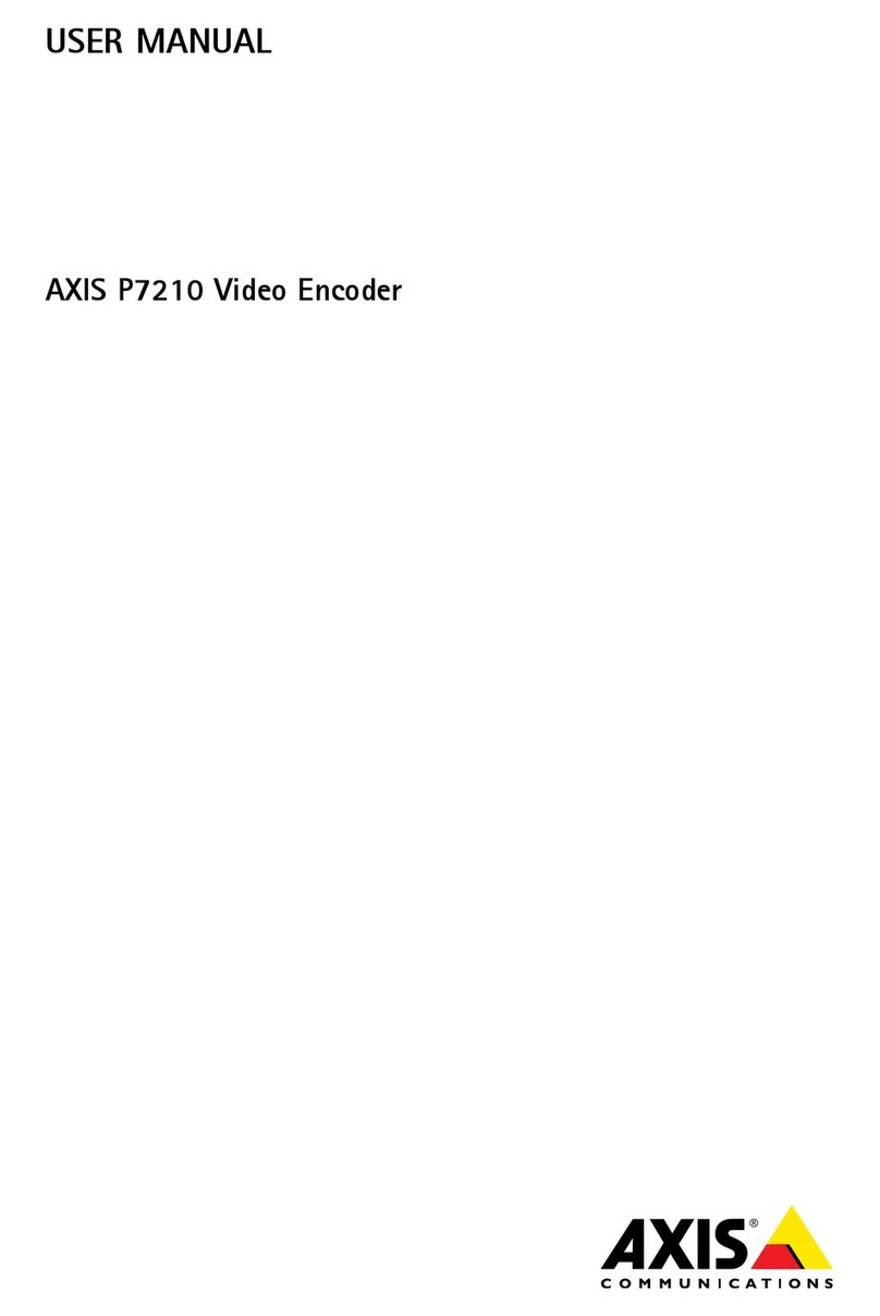 Axis P7210 user manual