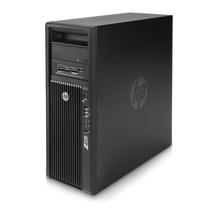 HP Z220 User manual