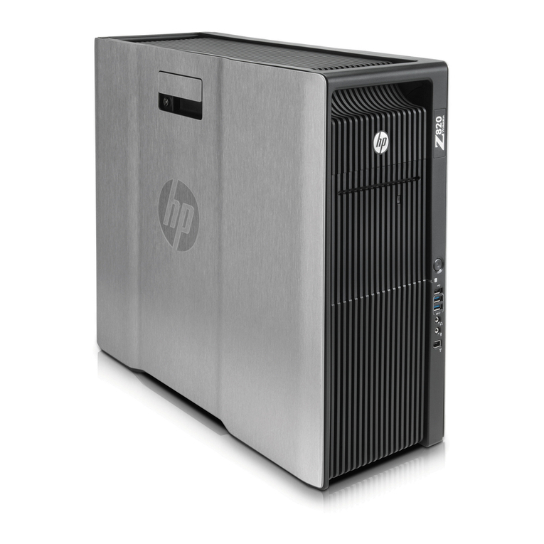 HP Z820 Series User manual