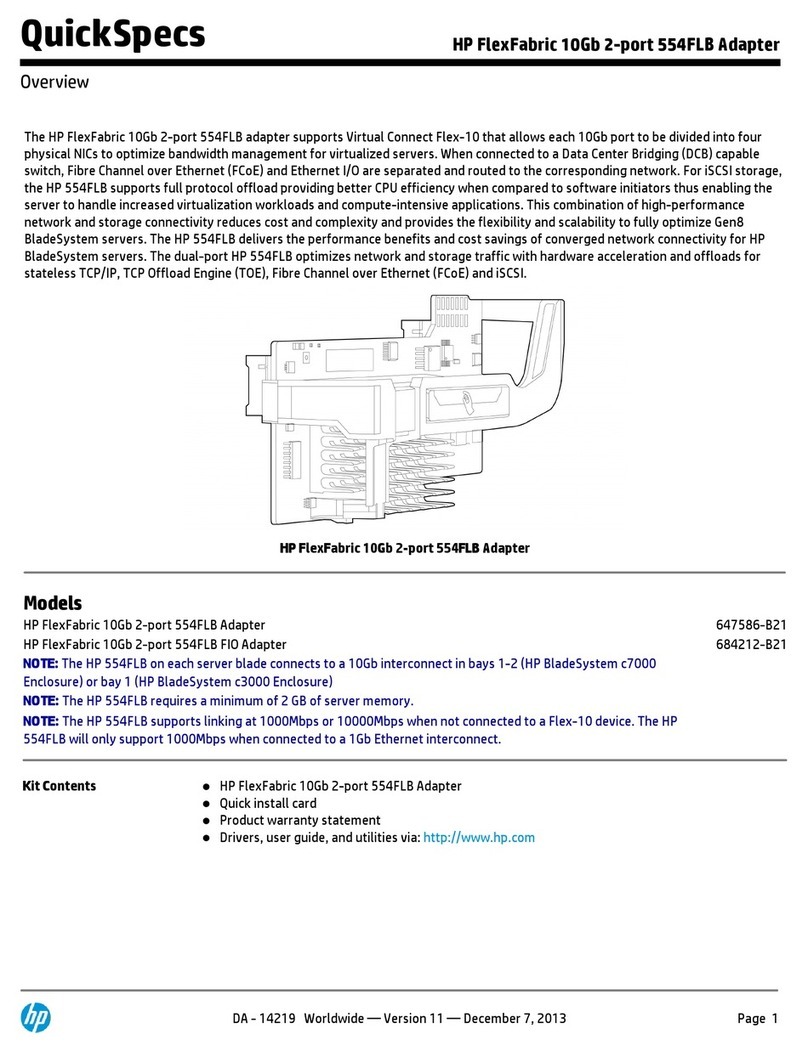 HP FlexFabric 647586-B21 User manual
