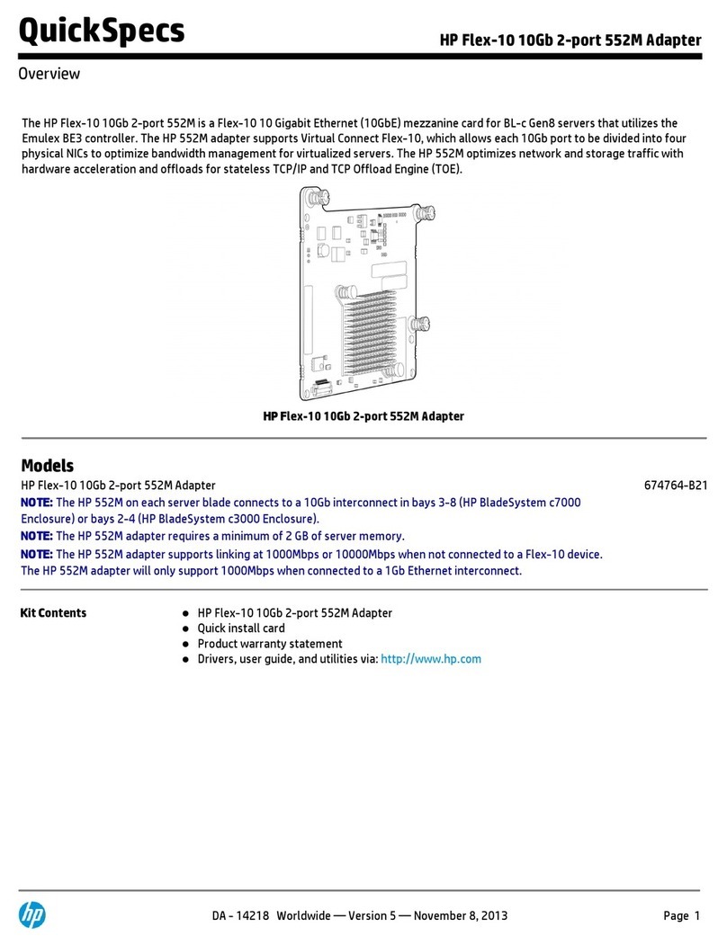 HP 674764-B21 User manual