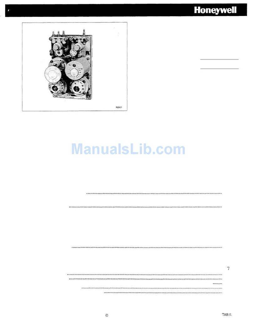 Honeywell RP920A-D Mounting instructions