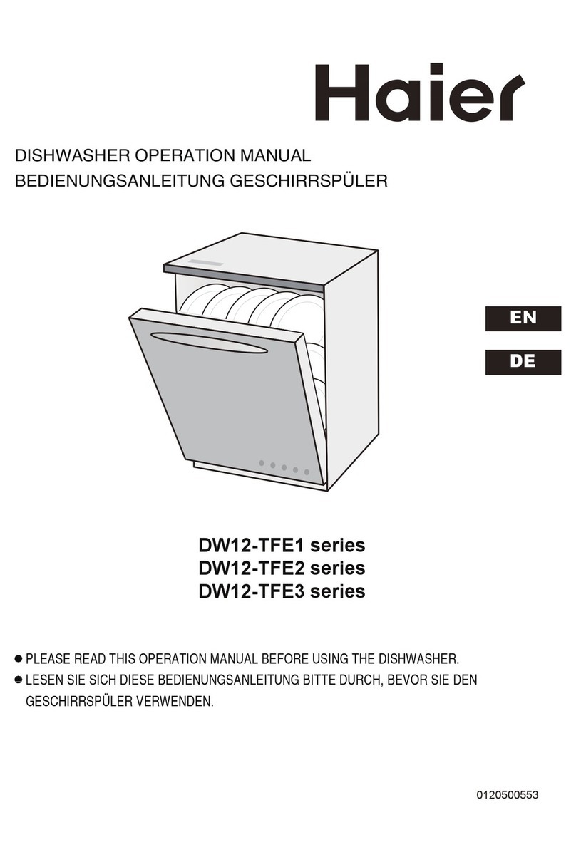 Haier DW12-TFE1 series User manual