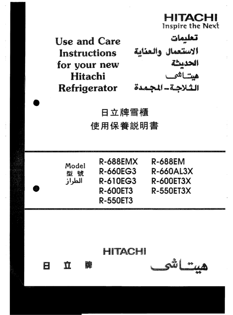 Hitachi R-688EMX Quick reference guide