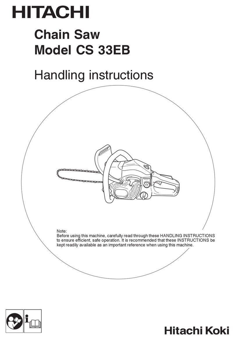 Hitachi CS 33EB User manual