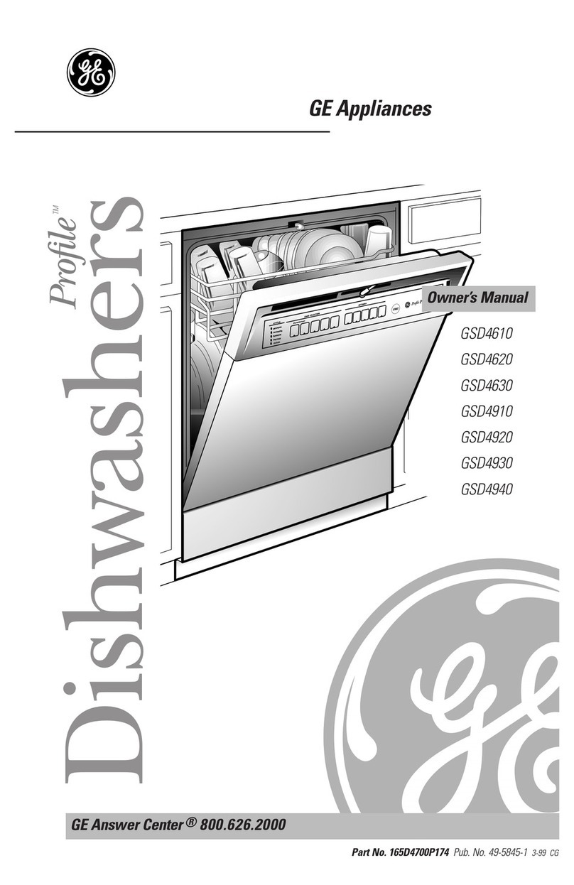 GE Profile GSD4610 User manual