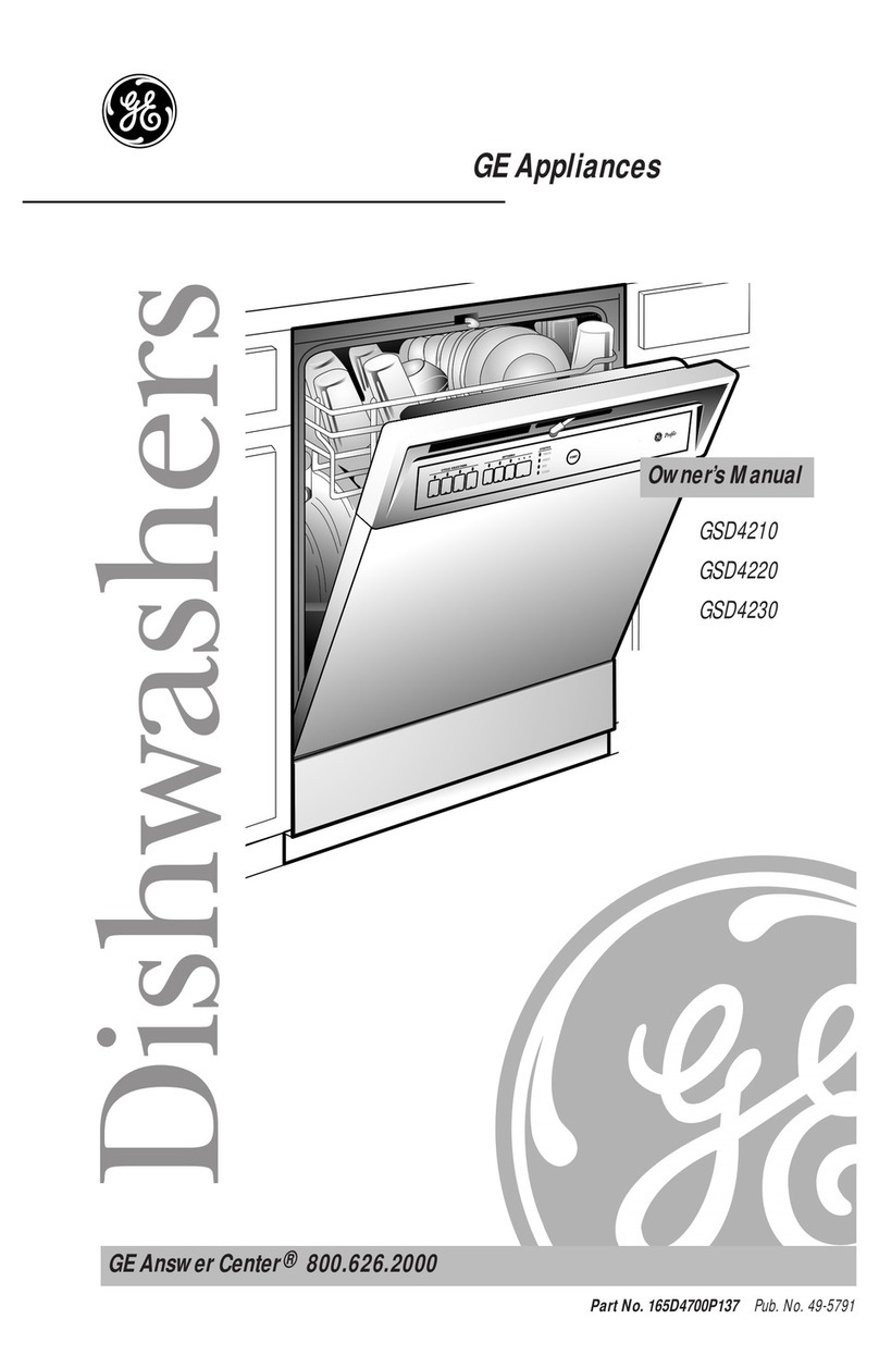 GE GSD4210 User manual