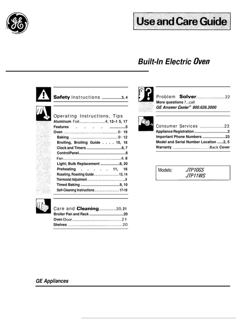 GE JTP10GS User manual